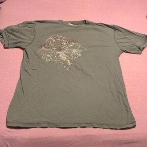 Men's Stylish Xzavier Gray Graphic Tee